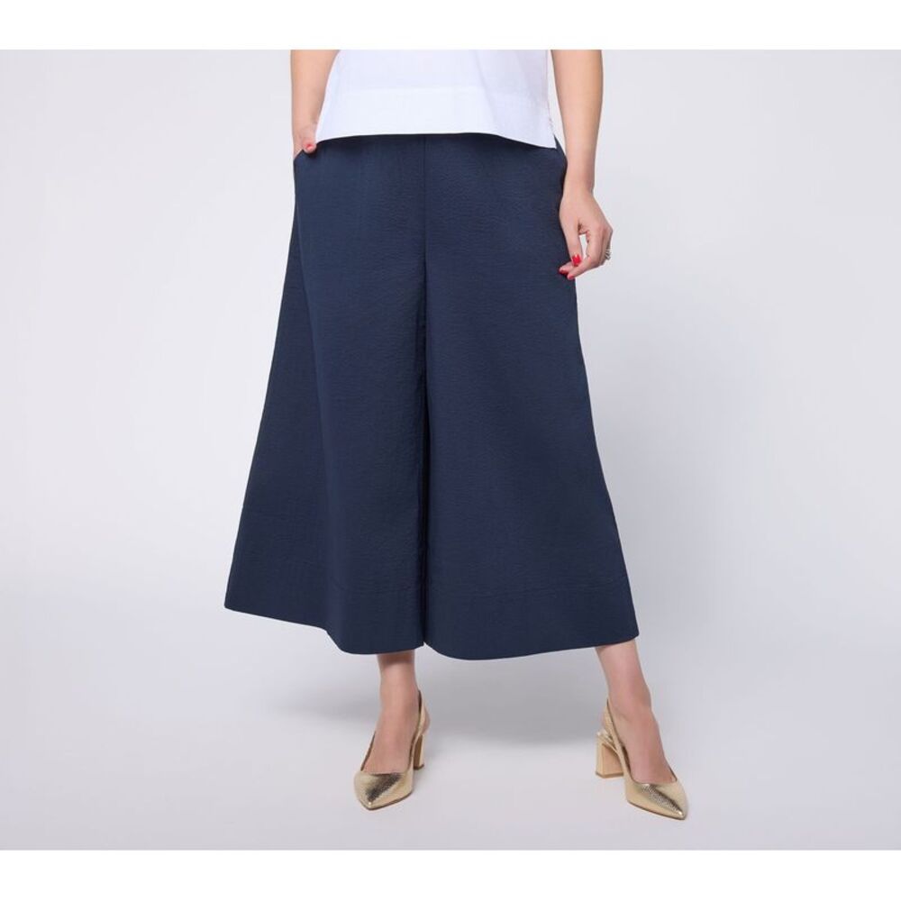 Carla Rockmore Collection Women's Petite Pants PXL Pull-On Black